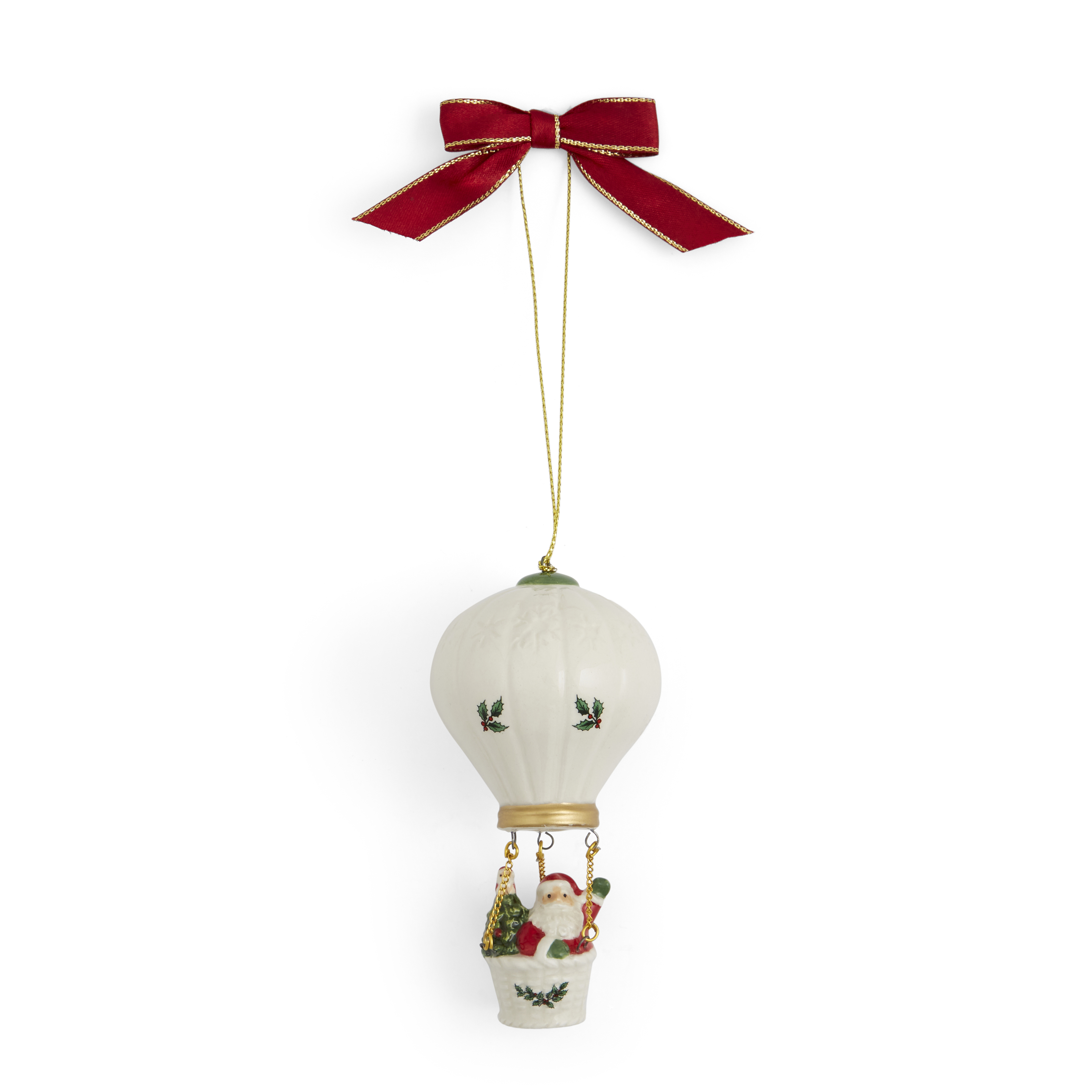 Christmas Tree Hot Air Balloon Ornament image number null